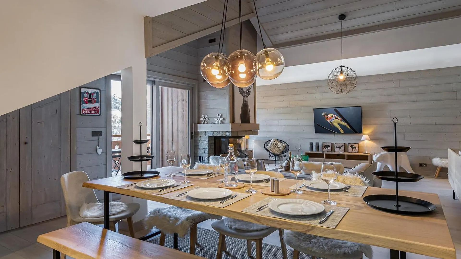 Charmant Appartement Meribel Avec Cheminee Et Parking - Fr-1-565-23 Les Allues